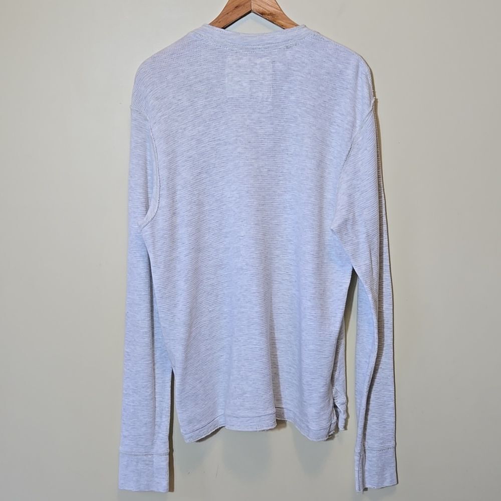 Aeropostale‎ Men's Y2K Thermal Henley Shirt XL Waffle Knit Thick Muscle 2000's - Picture 13 of 15